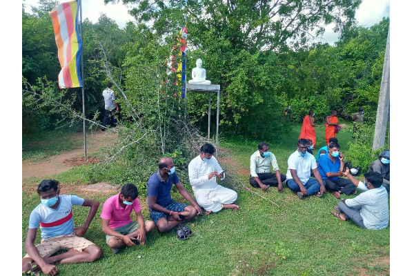 தமிழர் பகுதியில் திடீரென முளைத்த புத்தர்! 2 நாட்களில் அகற்ற திட்டம்  (Photos) - ஐபிசி தமிழ்