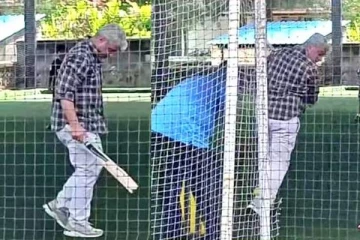 மகனுடன் கிரிக்கெட் விளையாடிய அஜித்!! பங்கமாக கலாய்த்தெடுத்த ப்ளூ சட்டை மாறன்..