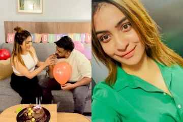 සුරූපි නිළි සංජනා ගමආරච්චි කෝටිපති සැමියාට දුන්න සුපිරිම සර්ප්‍රයිස් එකක්...(PHOTOS)