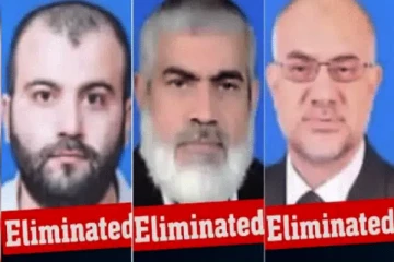 காஸா தாக்குதலில் 3 மூத்த ஹமாஸ் தலைவர்கள் கொல்லப்பட்டனர்: இஸ்ரேல் ராணுவம் அறிவிப்பு