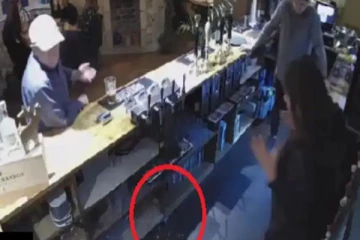 பீர் பாட்டிலை உடைத்த பேய்: அதிரவைக்கும் வீடியோ காட்சிகள்