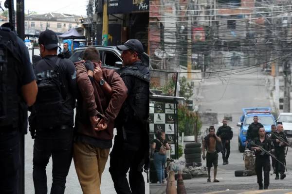 காவல்துறை துப்பாக்கி சூட்டில் 64 பேர் உயிரிழப்பு - 46 பள்ளிகளுக்கு விடுமுறை | Clash In Police Raid Rio De Janeiro 64 Death காவல்துறை துப்பாக்கி சூட்டில் 64 பேர் உயிரிழப்பு - 46 பள்ளிகளுக்கு விடுமுறை | Clash In Police Raid Rio De Janeiro 64 Death