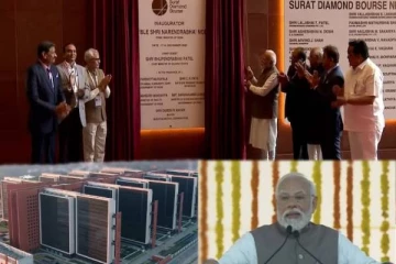 உலகின் மிகப்பெரிய வர்த்தக கட்டிடத்தை திறந்து வைத்தார் மோடி