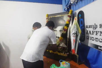 படுகொலை செய்யப்பட்ட மயில்வாகனம் நிமலராஜனின் நினைவேந்தல்