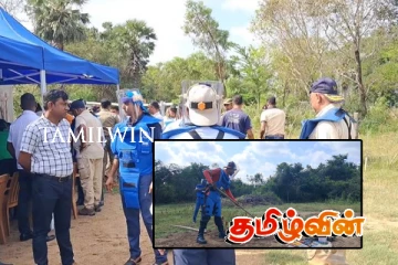 மனிதநேய கண்ணிவெடி அகற்றும் பணிகளை பார்வையிட்ட அமைச்சர்