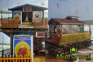 யாழில் கரையொதுங்கியுள்ள மர்ம வீடு : குவியும் மக்கள்