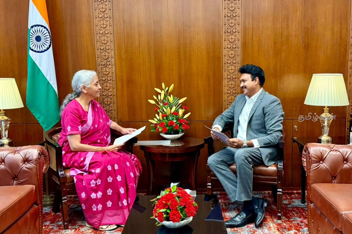 இந்திய நிதியமைச்சரை சந்தித்த செந்தில் தொண்டமான் | Senthil Thondaman Meets Indian Finance Minister இந்திய நிதியமைச்சரை சந்தித்த செந்தில் தொண்டமான் | Senthil Thondaman Meets Indian Finance Minister