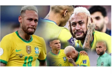 பிரேசில் Know Out - மைதானத்தில் கதறி அழுத நெய்மார்... - சர்வதேச போட்டிக்கு முழுக்கு? - ரசிகர்கள் ஷாக்