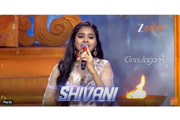 அந்தரத்தில் பறந்தபடி என்னோடு நீ இருந்தால் பாடல் பாடி அசத்திய ஷிவானி.. சரிகமப சீசன் 5ல் அசந்துபோன நடுவர்கள் | Saregamapa Seniors Season 5 Tentkotta Round