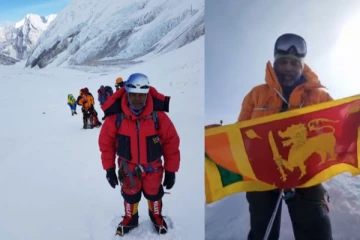 அந்தாட்டிக்காவின் வின்சன் மலையை ஏறிய முதல் இலங்கையர்