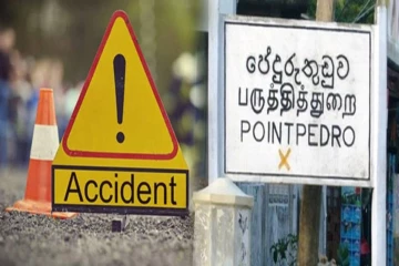 பருத்தித்துறை - மருதங்கேணி வீதியில் தீப்பரவல்