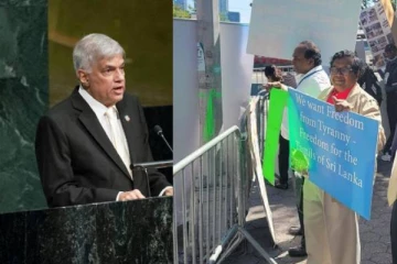 நியூயோர்க்கில் இலங்கை ஜனாதிபதி ரணிலுக்கு எதிராக பாரிய போரட்டம்!