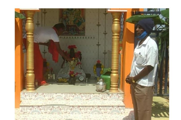 'இறைவன் என்பவன் ஒருவனே, அனைவருக்கும் ரத்தம் சிவப்பு நிறத்தில் தான் ஓடுகிறது' - விநாயகருக்கு கோவில் கட்டி வழிப்படும் முஸ்லிம் நபர் - தமிழ்நாடு