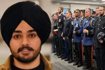 கனடாவில் கொல்லப்பட்ட இந்திய இளைஞருக்கு பேண்டு வாத்தியம் முழங்க இறுதி மரியாதை