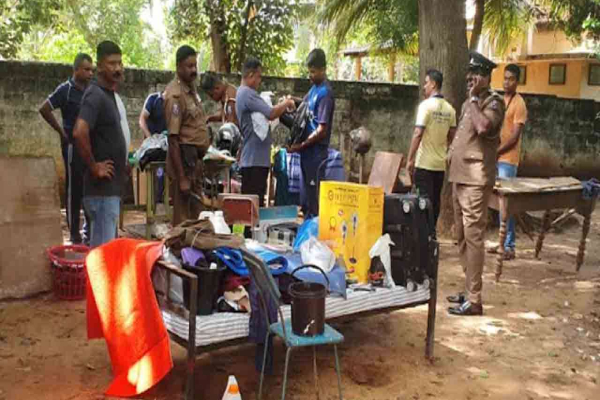 கோப்பாய் வீட்டிலிருந்து வெளியேற்றப்பட்டபொலிஸார் கல்வியங்காடு பாடசாலையில் | Jaffna Koppai Police Station