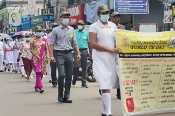 உலக காச நோய் தினத்தினை முன்னிட்டு வவுனியாவில் விழிப்புணர்வு பேரணி (Photos)