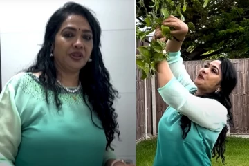 வீட்டிலேயே ஆப்பிள் மரம், பாத்ரூம்லயே தூங்கலாம்.. நடிகை ரேகா வெளியிட்ட ஹோம் டூர் வீடியோ