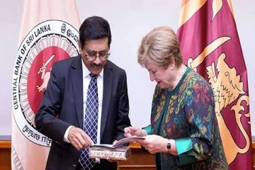 இலங்கை மத்திய வங்கி ஆளுநர் ; IMF பிரதானி சந்திப்பு