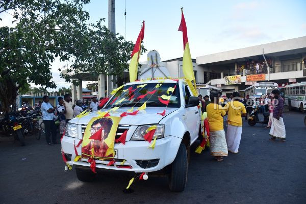 மன்னாரை வந்தடைந்த தியாக தீபம் திலீபனின் நினைவேந்தல் ஊர்திப் பவனி!(படங்கள்) | Thiaga Deepam Dileepan S Bavani Reached Mannar