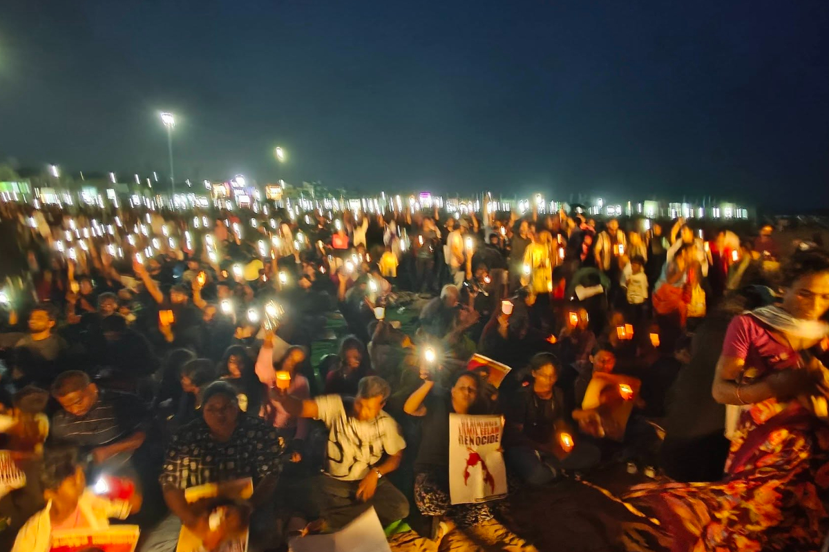 தமிழீழமே ஒரே தீர்வு...! ஈழத்தமிழர்களுக்காக முழக்கமிடும் தமிழக மக்கள் - பகிரப்படும் காணொளி | Tamileelam Slogans Echo In Chennai May 17 Event