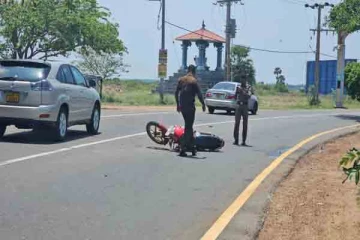 யாழில் இன்று இடம்பெற்ற விபத்தில் இருவருக்கு நேர்ந்த கதி