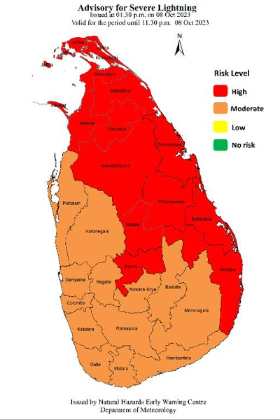இடி, மின்னலுடன் கூடிய கன மழை : 12 மாவட்டங்களுக்கு விடுக்கப்பட்டுள்ள சிவப்பு எச்சரிக்கை | Severe Lightning Red Alert For 12 Districts