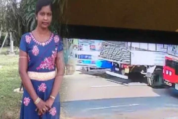 பேருந்திற்காக காத்திருந்த இளம் பெண்ணின் உயிரை பறித்த கோர விபத்து (PHOTOS)