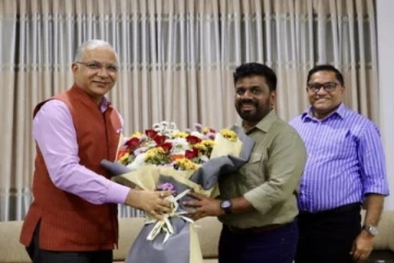 ஜனாதிபதி அநுரவை சந்தித்து வாழ்த்து தெரிவித்த இந்திய உயர்ஸ்தானிகர்!