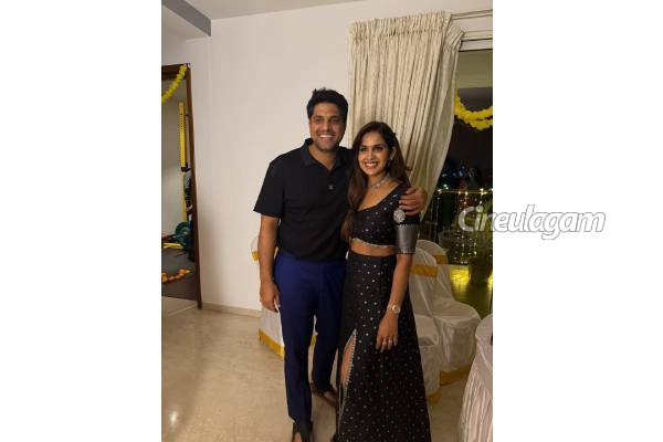 முன்னாள் கிரிக்கெட் வீரரை கரம்பிடித்த பிக் பாஸ் புகழ் சம்யுக்தா.. ரசிகர்கள் வாழ்த்து! | Bigg Boss Samyuktha Got Married Photos Viral