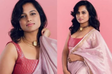 சேலையில் க்யூட் லுக்!! நடிகை ரம்யா பாண்டியனின் போட்டோஷூட் புகைப்படங்கள்..