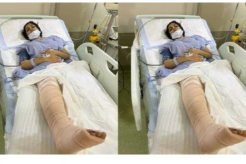 பிபி, பல்ஸ் பொருத்தப்பட்டு  படுத்த படுக்கையாக கிடக்கும்  யாஷிகா! பகீர் கிளப்பும் புகைப்படம்... கடும் ஷாக்கில் ரசிகர்கள்