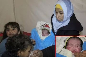 நிலநடுக்கத்தில் தாயின் உயிரை காப்பாற்றிய புதிதாக பிறந்த சிசு!