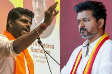 இடுப்பை கிள்ளி அரசியல்; அண்ணாமலை விமர்சனம் - தவெக புஸ்சி ஆனந்த் பதிலடி!