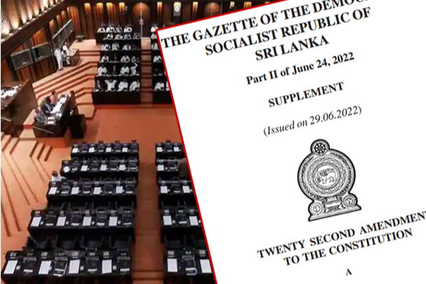 அரசியலமைப்பின் 22 ஆவது திருத்தச் சட்ட வரைவு பிரச்சினைக்குரியது - திஸ்ஸ அத்தநாயக்க - ஐபிசி தமிழ்