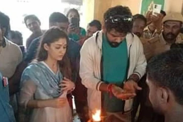 குல தெய்வ கோவிலிற்கு தம்பதியினராக சென்ற விக்னேஷ் ஷிவன்-நயன்தாரா தம்பதி!