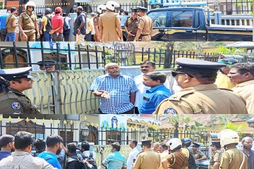 யாழில் இந்திய துணை தூதரகத்தை முற்றுகையிட்ட கடற்றொழிலாளர்கள்