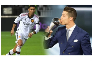 கால்பந்து வரலாற்றில் முதல்முறையாக மாபெரும் சாதனைப் படைத்தார் கிறிஸ்டியானோ ரொனால்டோ...! குவியும் வாழ்த்து