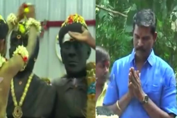 பெற்றோருக்கு கோயில் கட்டி கும்பாபிஷேகம் நடத்திய மகன்! ஊர் மக்களுக்கு தடபுடலாக விருந்து வைத்து அசத்தல்