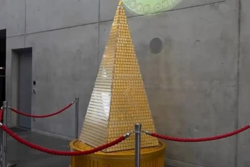 உலகின் மிக விலை உயர்ந்த நத்தார் மரத்தினை அறிமுகம் செய்த நாடு!