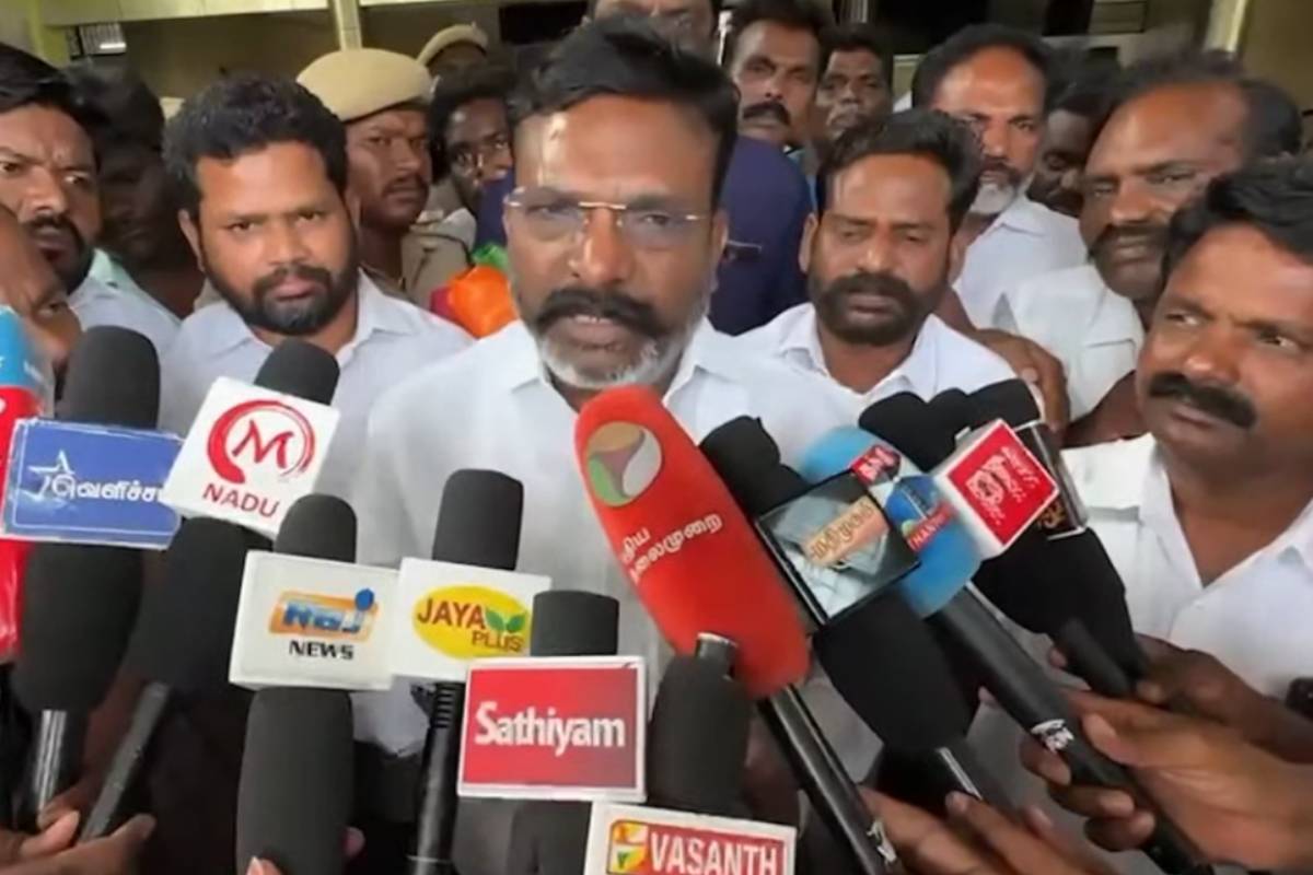 திமுக, தவெக ஒரே அணியில் இணைய வேண்டும் - திருமாவளவன் சொல்லும் காரணம் | Thiruma Calls Dmk And Tvk To Be In Alliance Vs Bjp
