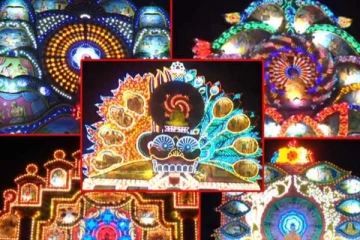 මෙවර වෙසක් මංගල්‍යයේ විශාලම තොරණ..