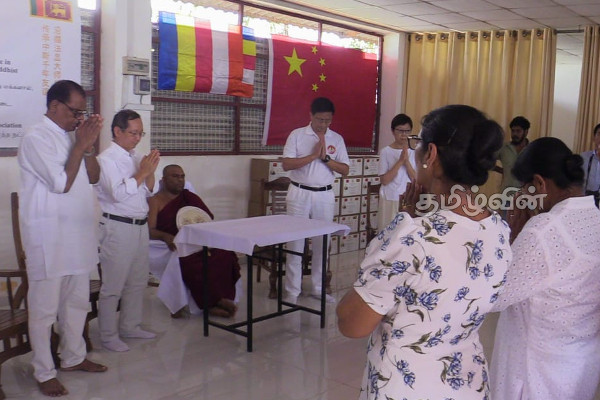 சீனத் தூதுவர் நாவற்குழி விகாரைக்கு விஜயம் | Chinese Ambassador To Sri Lanka Visits Jaffna