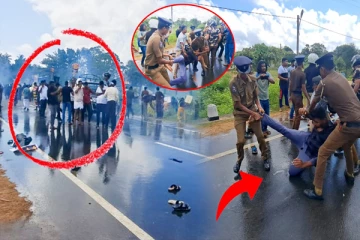 கைது செய்யப்பட்ட மாணவனை காப்பாற்ற முற்பட்ட சிறீதரனை இலக்கு வைத்த பொலிஸார்