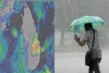 இன்றைய வானிலையில் ஏற்பட்டுள்ள மாற்றம் - 75 மி.மீ அளவான ஓரளவு பலத்த மழைவீழ்ச்சி!