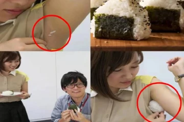 வினோதமான உணவா இருக்கே...அக்குள் வியர்வையில் அரிசி உருண்டைகள் !