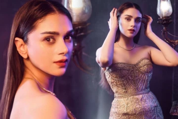 தேவதை போல் ஜொலிக்கும் நடிகை அதிதி ராவ்.. போட்டோஷூட் புகைப்படங்கள்