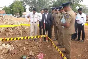முல்லைத்தீவு பகுதியில் மனித எச்சங்கள்