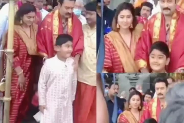 திருப்பதியில் குடும்பத்துடன் சினேகா பிரசன்னா! வைரலாகும் வீடியோ