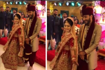 திருமண வரவேற்பு மேடையில் மாஸா நடனமாடிய மணமகள் - அசந்து போன மணமகன்!