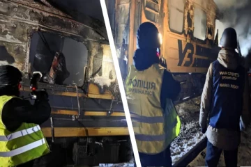 பயணிகள் ரயில் மீது ரஷ்யாவின் டிரோன்கள் திடீர் தாக்குதல்; ஐவர் பலி